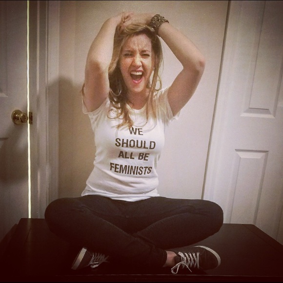 NWOT 🔳Feminist Tee!🔳 - Picture 5 of 8